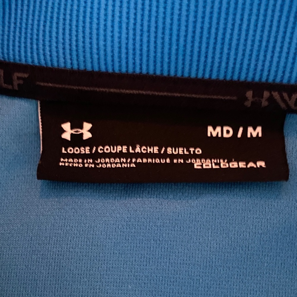 Under Armour Men's Bright Blue Long Sleeve Shirt - Picture 7 of 7